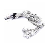 tianwandong Capteur de température à thermistance NTC 3950 1%, ligne 100 et 150 cm, 100 K, avec terminal XH2.54, connecteur de terminal 2P blanc, impression 3D, 1/5 pièces(5pcs 1.5m)