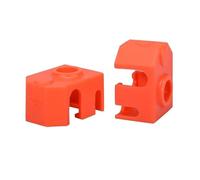 tianwandong Couvercles de Bloc Chauffant V2.0, boîtier de Bloc Chauffant d'extrudeuse, Chaussettes de Protection en Silicone, pièces d'imprimante 3D VS V5 V6 MK8(2pcs)