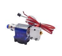 tianwandong Imprimante 3D V6 Hotend 12 V/24 V 1,75 mm Tête d'impression en J avec support de ventilateur for PT100(24V,0.6mm)