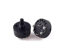 tianwandong Interrupteur rotatif multi-positions en plastique, 1 pièce, for presse-agrumes, mixeur, four, demi-axe, 14 mm(6 pins 5 Posiitons)