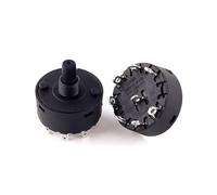 tianwandong Interrupteur rotatif multi-positions en plastique, 1 pièce, for presse-agrumes, mixeur, four, demi-axe, 14 mm(8 pins 7 Posiitons)