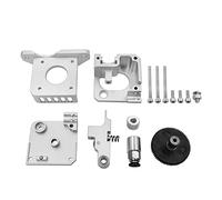 tianwandong Kit complet d'extrudeuse avec moteur pas à pas Nema 42BYG for montage de têtes d'extrusion à filament de 1,75 mm et de pièces d'imprimante 3D à tête J(Only Extruder,Silver)