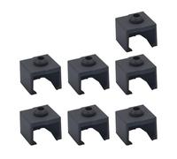 tianwandong Lot de 1/3/5/10 chaussettes en silicone for bloc chauffant Ender3 V3 SE, couvercle d'isolation thermique, boîtier noir for imprimante 3D(1pcs)