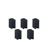 tianwandong Lot de 1/3/5 chaussettes en silicone for bloc chauffant 4 Plus/4 Max, couvercle d'isolation thermique, boîtier noir for imprimante 3D(1 pcs)