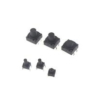 tianwandong Lot de 10 mini-interrupteurs tactiles à bouton-poussoir 12x12 mm, 4 broches, micro-interrupteurs, dimensions : 12 x,3/5/6/7/8 (6 6,3, 7, 8 mm)(6x6x11mm 20PCS)