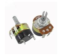 tianwandong Lot de 10 potentiomètres WH138-1 avec interrupteur, 5K, 10K, 20K, 50K, 100K, 200K, 250K, 500K, 1M, variateur résistance réglable WH138(250K OHM)