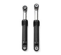 tianwandong Lot de 2 amortisseurs de lave-linge 100 N, pièce de chargement frontal, coque en plastique noir, accessoires for appareils électroménagers