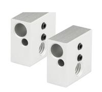 tianwandong Lot de 2 blocs chauffants MK7 MK8 for extrudeuse d'imprimante 3D, thermistance NTC100K, 20 x 20 x 10 mm
