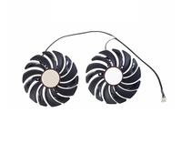 tianwandong Lot de 2 ventilateurs de refroidissement for carte graphique PLD10010B12HH DC12V 0,40A 4 broches for GTX1080Ti 1080 1070 1060 RX470 480 570 580GAMING PLD10010S(PLD10010S12HH)
