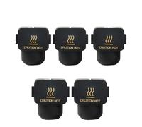 tianwandong Lot de 5 coques de protection en silicone for mini A1, noires, résistantes aux hautes températures, for boîtier d'isolation thermique