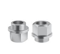 tianwandong Lot de 5 ou 10 pièces d'imprimante 3D, entretoise excentrique, roue en V, colonne excentrique, écrou de vis d'isolation, rainure en V, alésage en acier inoxydable 5 mm(Type A,10pcs)