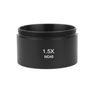 tianwandong Objectif auxiliaire Barlow WD165 0,3X,5X,7X 1X 1, 2,0X Filetage M48 mm for microscope trinoculaire binoculaire stéréo zoom(1.5X)