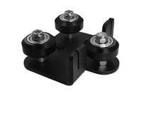 tianwandong Plaque de support arrière d'extrudeuse améliorée avec poulie POM 3 pièces et courroie de distribution de 1 mètre for imprimante 3D FDM Ender 3 etc.(Plate with belt)