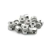 tianwandong Poulie de Distribution GT2 2GT 16 Dents 20 Dents, alésage en Aluminium 5 mm 8 mm, Largeur de l'engrenage 6 mm 10 mm, pièces d'imprimantes 3D, 5 pièces(20T W6 B8)