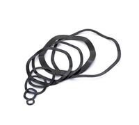 tianwandong Rondelle élastique ondulée 65Mn Acier au carbone trois vagues joint noir Rondelles élastiques joint ondulé ressort(140x169x1mm 5pcs)