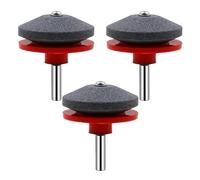 TianWlio Aiguiseur de Lame de Tondeuse à Gazon, Accessoires pour Tondeuses, Affûteuse de Outils de Jardin, pour Perceuses Électriques et Perceuse à Main (B, 3pc)