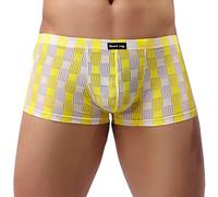 TianWlio Caleçon Homme Coton Boxers pour Hommes avec Ceinture Élastique Boxers Stretch Respirant et Légers Anti-Irritation et Confortable Mode Boxers pour Hommes à Porter au Quotidien