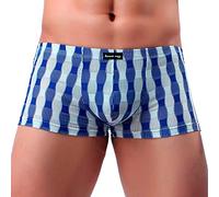 TianWlio Caleçon Homme Coton Boxers pour Hommes avec Ceinture Élastique Boxers Stretch Respirant et Légers Anti-Irritation et Confortable Mode Boxers pour Hommes à Porter au Quotidien
