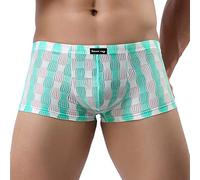 TianWlio Caleçon Homme Coton Boxers pour Hommes avec Ceinture Élastique Boxers Stretch Respirant et Légers Anti-Irritation et Confortable Mode Boxers pour Hommes à Porter au Quotidien