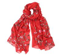 TianWlio EléGant Retro En Soie Foulards En Soie Femme En Soie Foulards Femme Echarpe Soie Chale En Soie