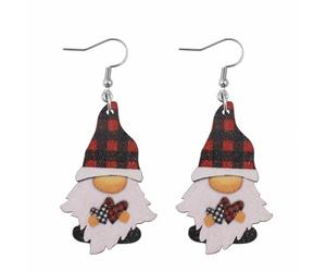 TianWlio GNOME Figurine de Noel Ornement Décoration de Sapin de Noël Gnomes Noel Décorations Pendentifs Suspendre Noël Decoration Maison Décorations pour Sapin de Noël 2 Pcs (Red, One Size)