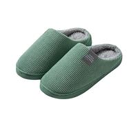 TianWlio Pantoufles Femmes Hommes Chaussons en Mousse à Mémoire Pantoufle Confortable Antidérapante Chaude Doublure Chaussures Décontractées Chausson Intérieur Hiver Accueil Slippers Mixte Adulte