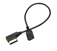Tianwu03 Câble Adaptateur USB AMI MMI AUX vers USB for Lecteur Flash, Compatible avec l'audio de Voiture Audi, 1 pièce