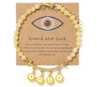 TIANXIAOQWE Bracelet avec pendentif en pierre de 4 mm - En acier inoxydable - Pour femme - Tube coudé - Simple - Décoration faite à la, Pierre Bois, Cristal
