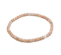 TIANXIAOQWE Bracelet labradorite en malachite verte naturelle de 4 mm pour femme, 21cm, Pierre Bois, Cristal