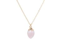 TIANXIAOQWE Pendentif en poudre de pierre naturelle européenne et américaine - Chaîne simple de style plage - Accessoires de collier - Chaîne de clavicule, Pierre Bois, Cristal