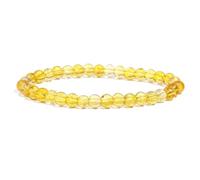 TIANXIAOQWE Un bracelet extensible de 19 cm en agate à quartz pour homme et femme, Pierre Bois, Cristal