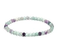TIANXIAOQWE Un bracelet extensible de 19 cm en agate à quartz pour homme et femme, Pierre Bois, Cristal