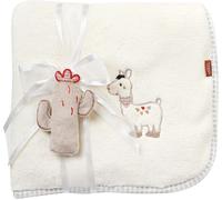 Tianyi-058253 Couverture Douillette Pour Bébé Et Enfant À Partir De 0 Mois ¿ Pour Se Blottir, Comme Tapis D'éveil, Doudou Ou Couverture Pour La Maison Et Les Déplacements 00058253 100 X 75 Cm Beige