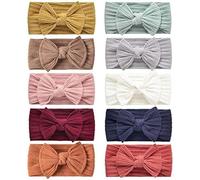 Tianyi-10 Pcs Bébé Bandeaux Bébé Fille Bandeau Cheveux Bande De Cheveux Arc Bande De Cheveux Bandeaux Accessoires Bébé Fille Enfant Turban Bandeau