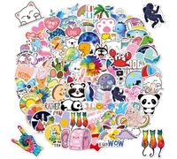Tianyi-100 Pièces Stickers Aesthetic (Vinyle) Skate Autocollantes Pour Pc Portable, Tasses, Téléphones Portables, Bagages, Planches À Roulettes, Guitares Etc