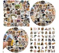 Tianyi-100 Pièces Stickers Chat Mignon - Autocollants Patte De Chat Humour - Gommettes Pour Scrapbooking