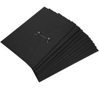 Tianyi-10pcs Pochette Document En Papier Kraft A4 A5 Sac Enveloppe De Fichiers Avec Ligne Boucle Porte-Documents Portable Chemises Stockage Rangement Dossier Classeur Scolaire Bureau File Folder