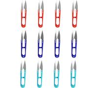 Tianyi-12pcs 4.3inch Couture Ciseaux Fil Coupe-Fil Mini Petits Cisailles Coupe Nipper - Idéal Pour Point, Fournitures De Bricolage, Couleur Mixte (#1)