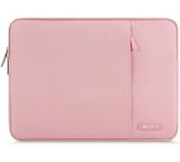 TIANYI-13 Pouces Housse pour Ordinateur Portable,Compatible avec MacBook Air M4 M3 M2 M1 2025-2018 / Pro M2 M1 2025-2016,Laptop Sleeve Polyester Verticale Sac avec Poche, Rose Rose