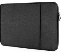 TIANYI-15,6 Pouces Pochette Ordinateur Housse Ordinateur Noir Sacs et Housses pour Housse Macbook Pro Résistante à l'eau Pochette Macbook Pro pour 15.6 HP Lenovo Dell Notebook