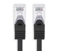Tianyi-15m - Noir - 1 Pièce Câble Réseau Cat.7 Câble Patch Sftp (Câble Brut) (Set) 10000mbit/S - 500 Mhz Assemblé Avec 2 Fiches Rj45 Cat6a