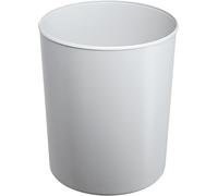 Tianyi-1814-F-11, Corbeille À Papier Anti-Feu Ignifuge, Difficilement Inflammable, Sûre, Élégante, Qualité Premium, 13 Litres, Gris Clair