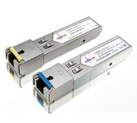 TIANYI-® - 2 Pack 1,25 Gbps SFP 1000Base-BX WDM BIDI Connecteur de Fibre Optique SC Monomode 10KM DDM, Compatible avec Cisco, Ubiquiti Networks, Huawei, D-Link, Mikrotik
