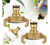 TIANYI-2 Pièces Adaptateur Gardena, Adaptateur de couplage à la Griffe pour Gardena Geka, Couplage Rapide du Tuyau de Jardin, Embrayage divisé pour Le Tuyau de Jardin, Couplage de Gardena
