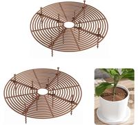 TIANYI-2 Pièces Protection Plante Chat, Grilles de Plantation, Grilles de Protection, Paillis de Jardin Découpable Cadres de Réseau pour Prévenir Les Dommages Causés par Les Chats, Les Chiens