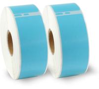TIANYI-- 2 Rouleaux 99010 Étiquette couleur Compatible avec DYMO S0722370, 28mm x 89mm, 700 Étiquettes d'Adresse(Bleu) Pour DYMO LabelWriter 450, 4XL, NON Pour 550 ou 5XL