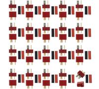 TIANYI-20 Paires Connecteurs T Prise Connecteurs Deans Style Mâle et Femelle pour Batterie RC Li-Po avec 40 Pièces Shrink Tubing