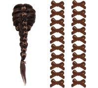 Tianyi-20pcs Pinces À Cheveux Flocag Mini Clip À Griffe Barette Accessoire De Coiffure Antidérapant Pour Mariage Anniversaire Kaki Crocodile