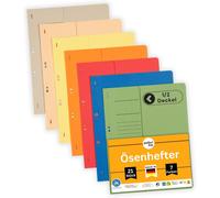 Tianyi-21 Classeurs À ?Illets Din A4, Carton Recyclé De 250 G/M², 7 Couleurs Par 3 Pièces, ¿ Couverture Avant, Certifié Blauer Engel - Respectueux De L'environnement - Fabriqué En Allemagne