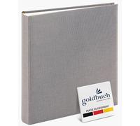 Tianyi-24606 Summertime Trend 2 Album Photo Avec 60 Pages Blanches Avec Intercalaires En Papier Et Couverture En Lin Gris 25 X 25 X 4 Cm